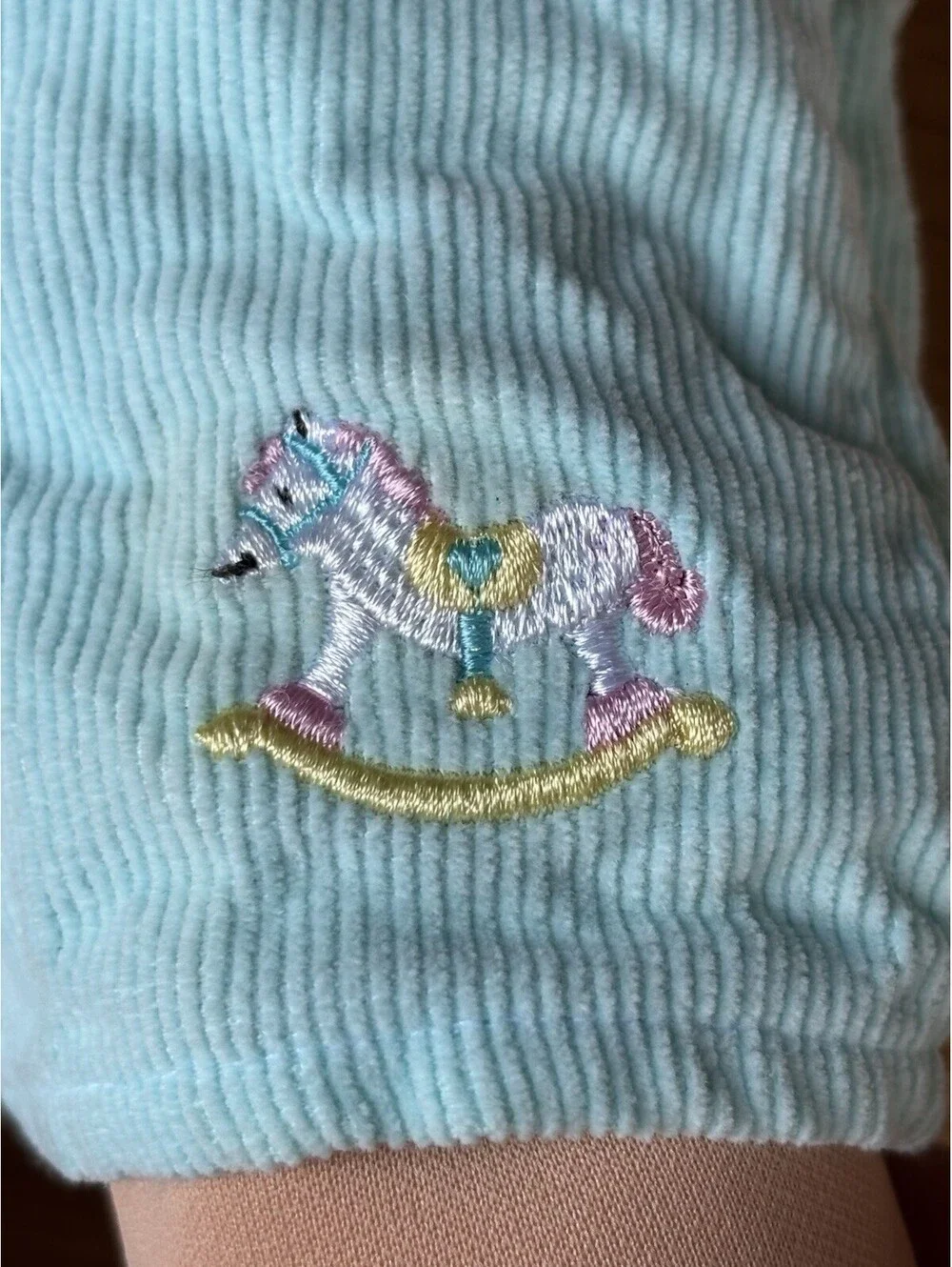 Vintage Russ Troll Kidz Item 2320, Soft Body Blue Hair & Eyes Mint Jumper 13